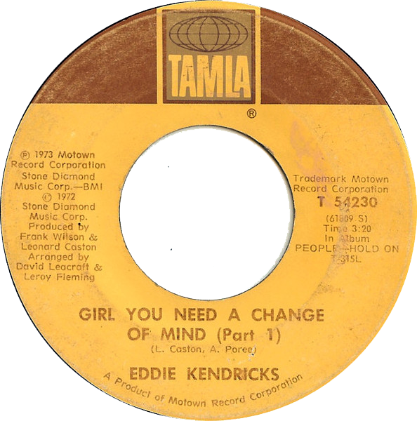 Girl You Need a Change of Mind single cover